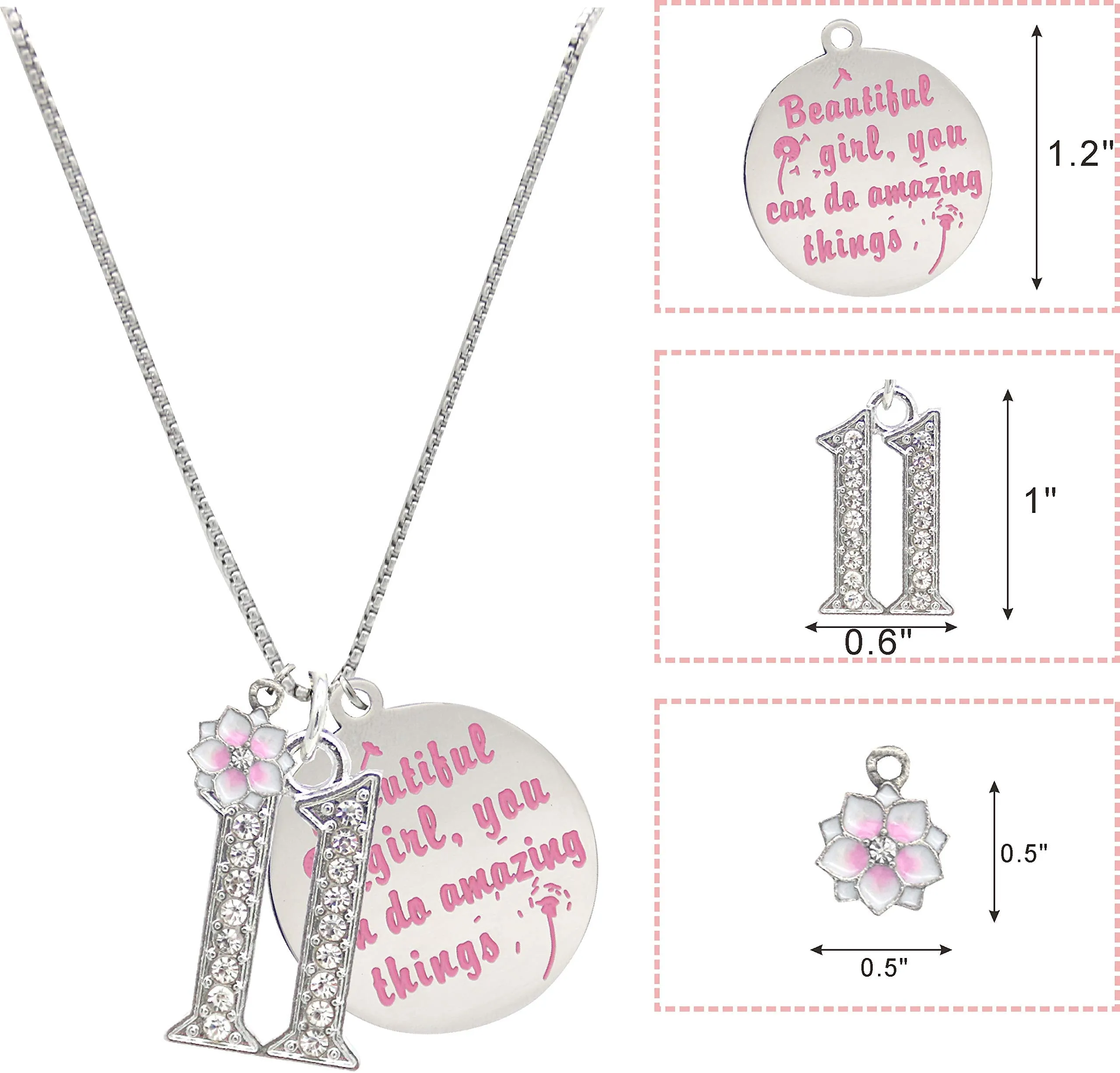 11th Birthday Gifts for Girls, Jewelry for Girls 11 Years Old, Girls 11th Birthday