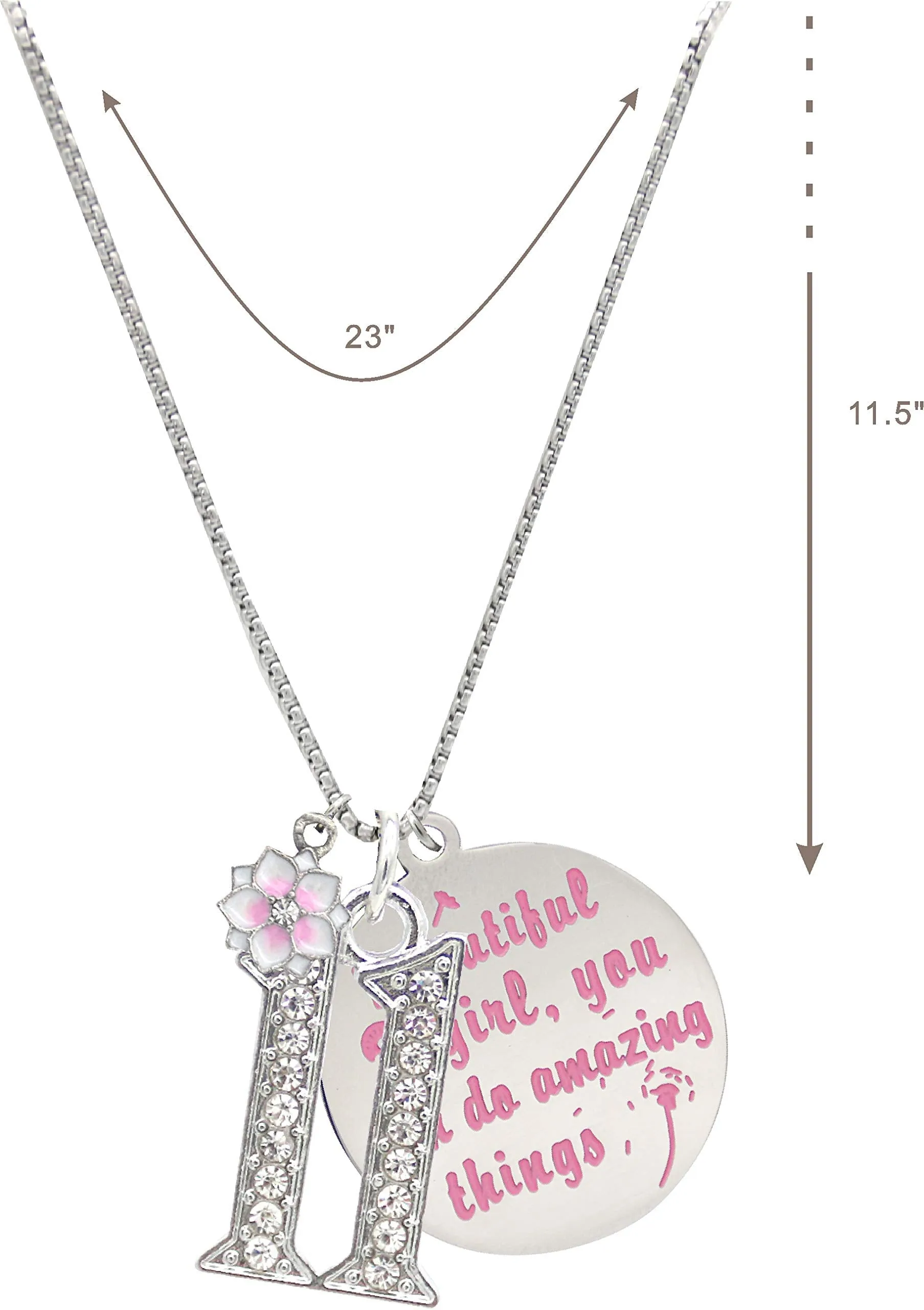 11th Birthday Gifts for Girls, Jewelry for Girls 11 Years Old, Girls 11th Birthday