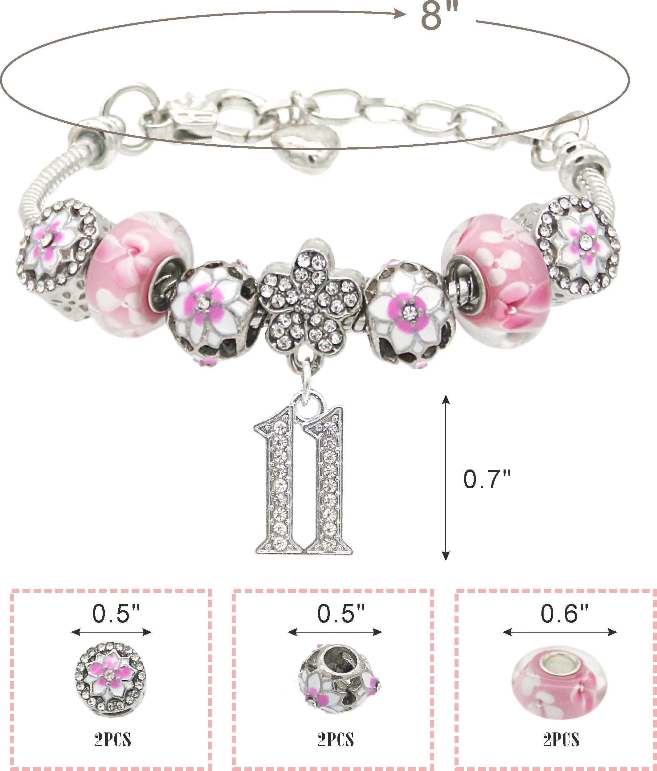 11th Birthday Gifts for Girls, Jewelry for Girls 11 Years Old, Girls 11th Birthday