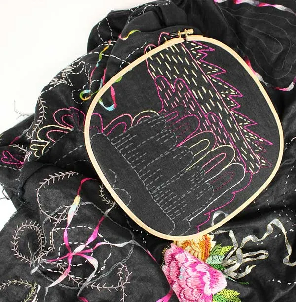 8mm SQUARE Embroidery Hoop by Klass & Gessmann