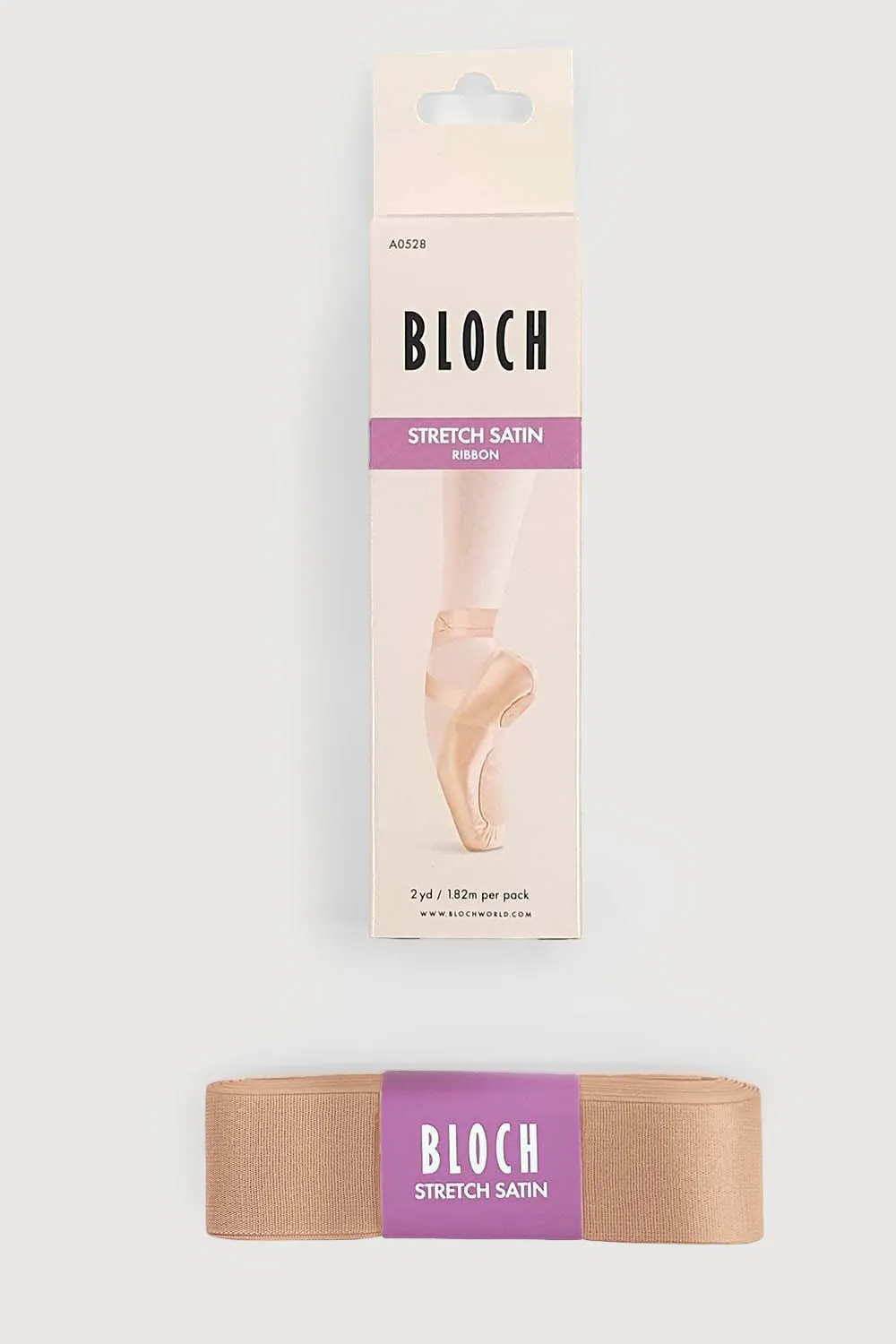 A0528 - Bloch Stretch Satin B24 Tonal Pointe Ribbon