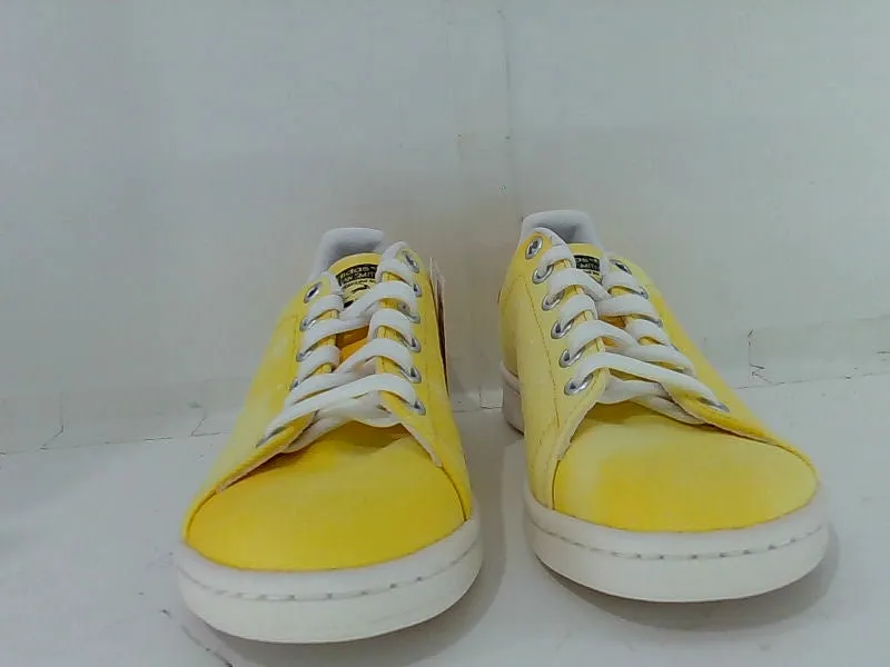 Adidas Boys Stan Smith Yellow Sneakers Size 4 Pair Of Shoes