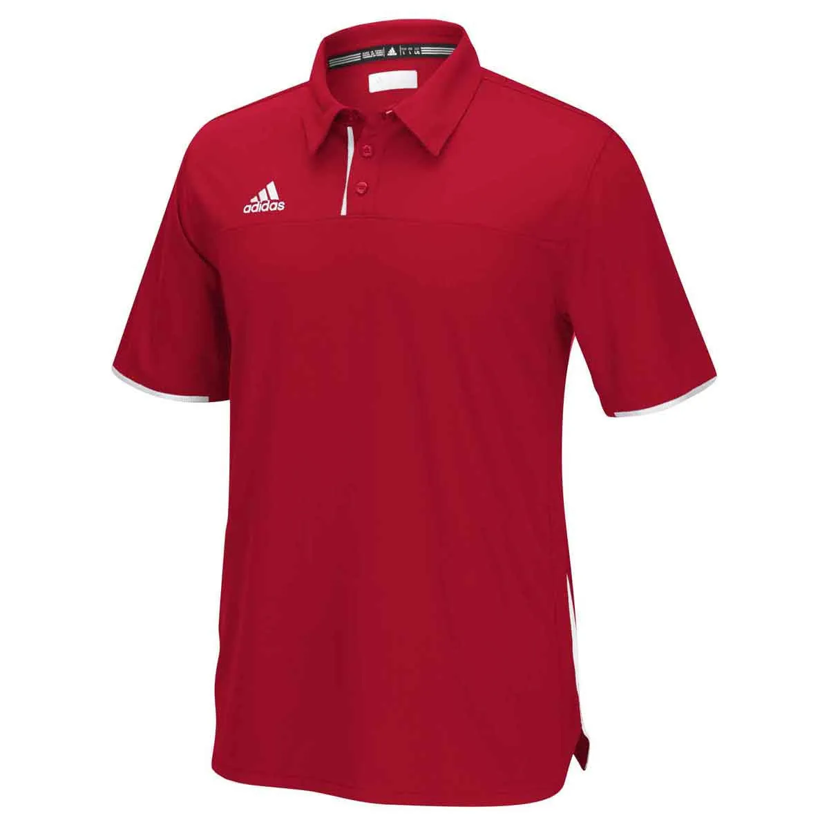 adidas Men's Power Red Climacool Utility Polo