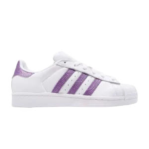 Adidas Wmns Superstar 'Purple' sneakers, white