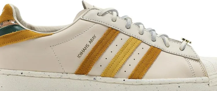 Adidas Yara Shahidi x Superstar 'Cream Legacy Gold' sneakers, cream