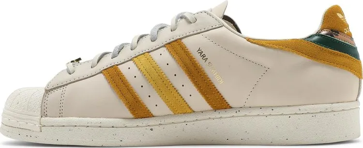 Adidas Yara Shahidi x Superstar 'Cream Legacy Gold' sneakers, cream