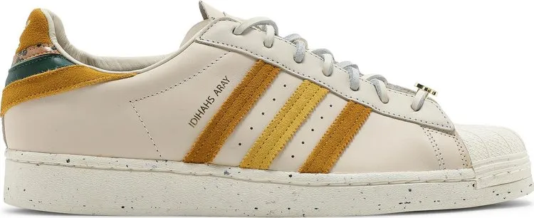 Adidas Yara Shahidi x Superstar 'Cream Legacy Gold' sneakers, cream