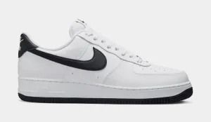 Air Force 1 '07 Mens Basketball Shoes (White/White/Black)