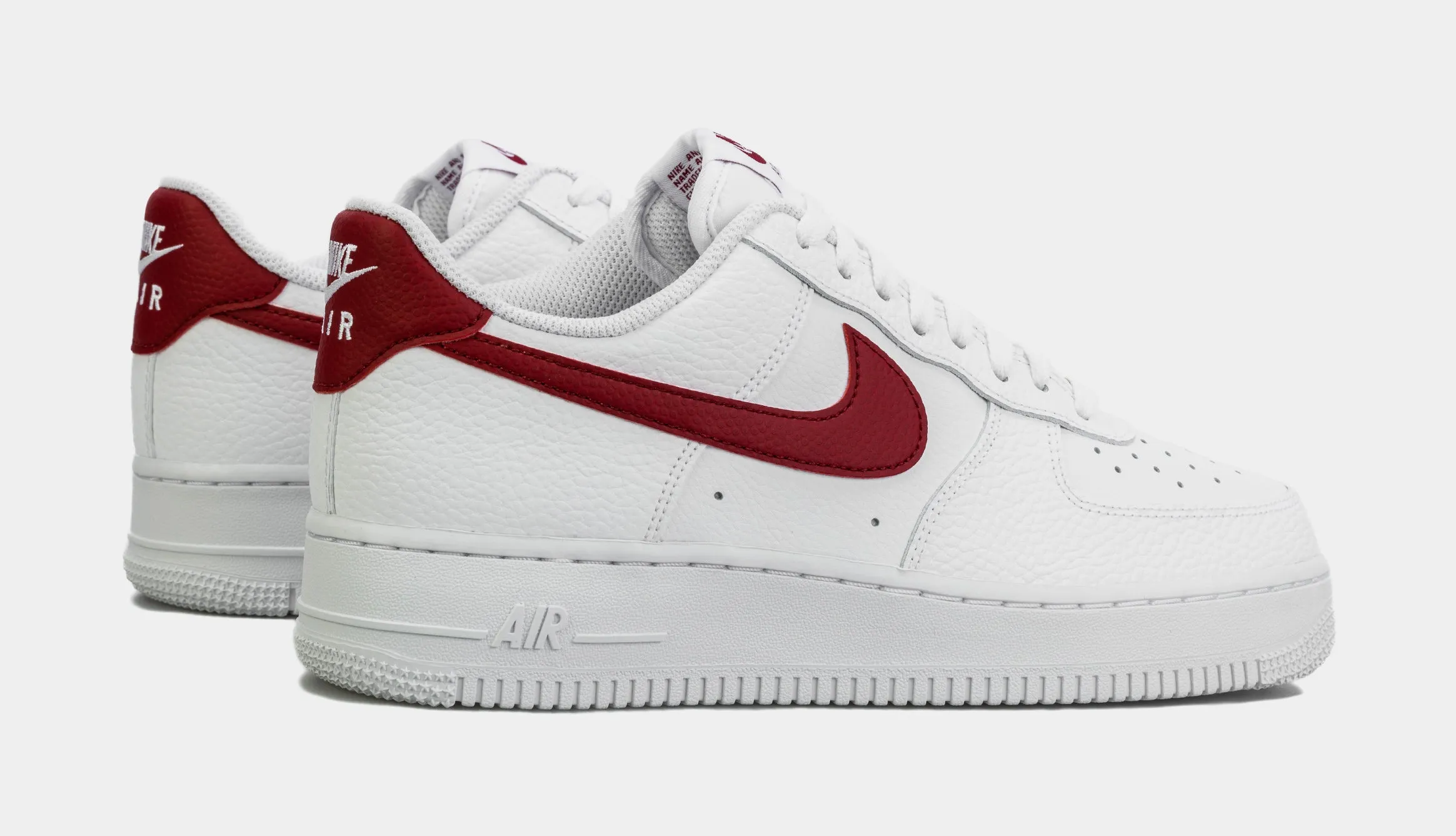 Air Force 1 07 Mens Lifestyle Shoes (White/Red)