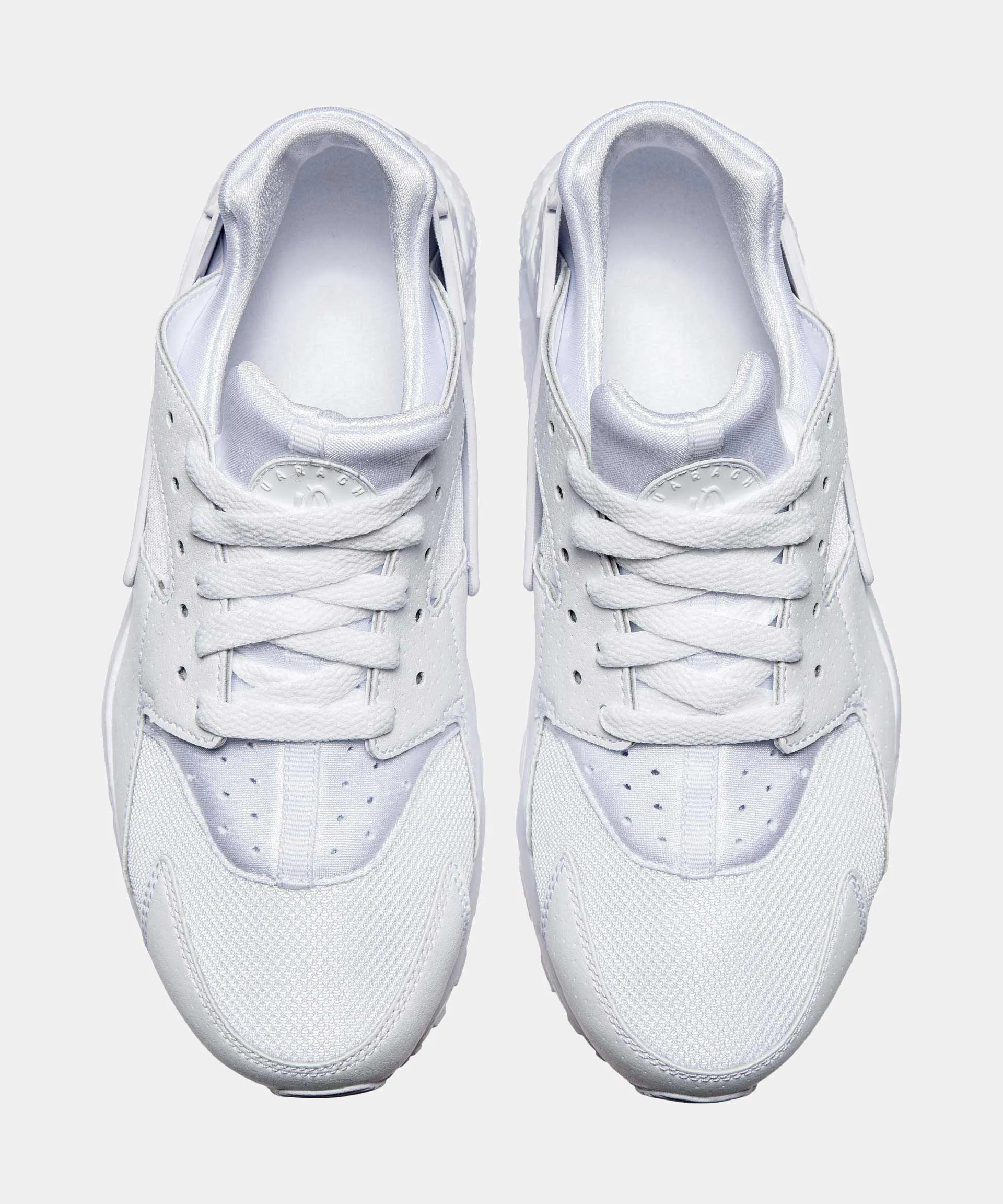 Air Huarache Run Monochrome Grade School Lifestyle Shoes (White)