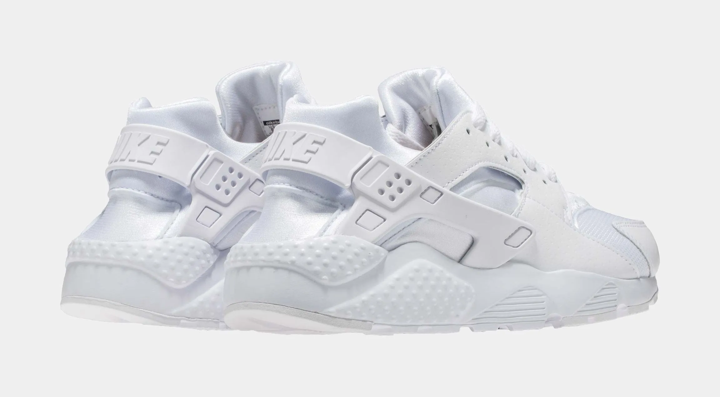 Air Huarache Run Monochrome Grade School Lifestyle Shoes (White)