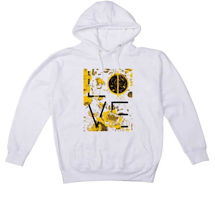 Air Jordan 1 High OG “Yellow Ochre” | illcurrency White T-Shirt (LOVE)