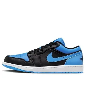 Air Jordan 1 Low 'Black University Blue', black