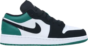 Air Jordan 1 Low GS Mystic Green sneakers, green