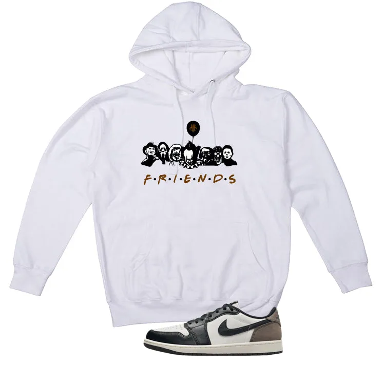 Air Jordan 1 Low OG Mocha White T-Shirt (Friends)| illcurrency