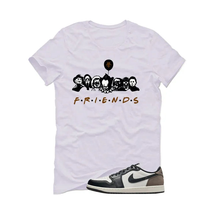 Air Jordan 1 Low OG Mocha White T-Shirt (Friends)| illcurrency