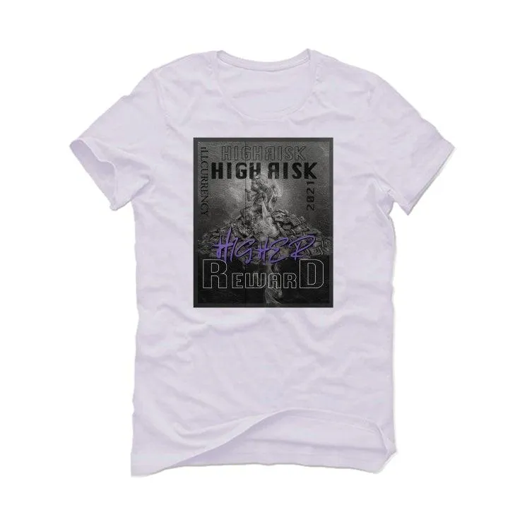 Air Jordan 1 Retro High OG “Court Purple” 2021 White T-Shirt (HIGHER REWARD)