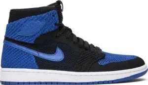 Air Jordan 1 Retro High OG Flyknit Royal, black