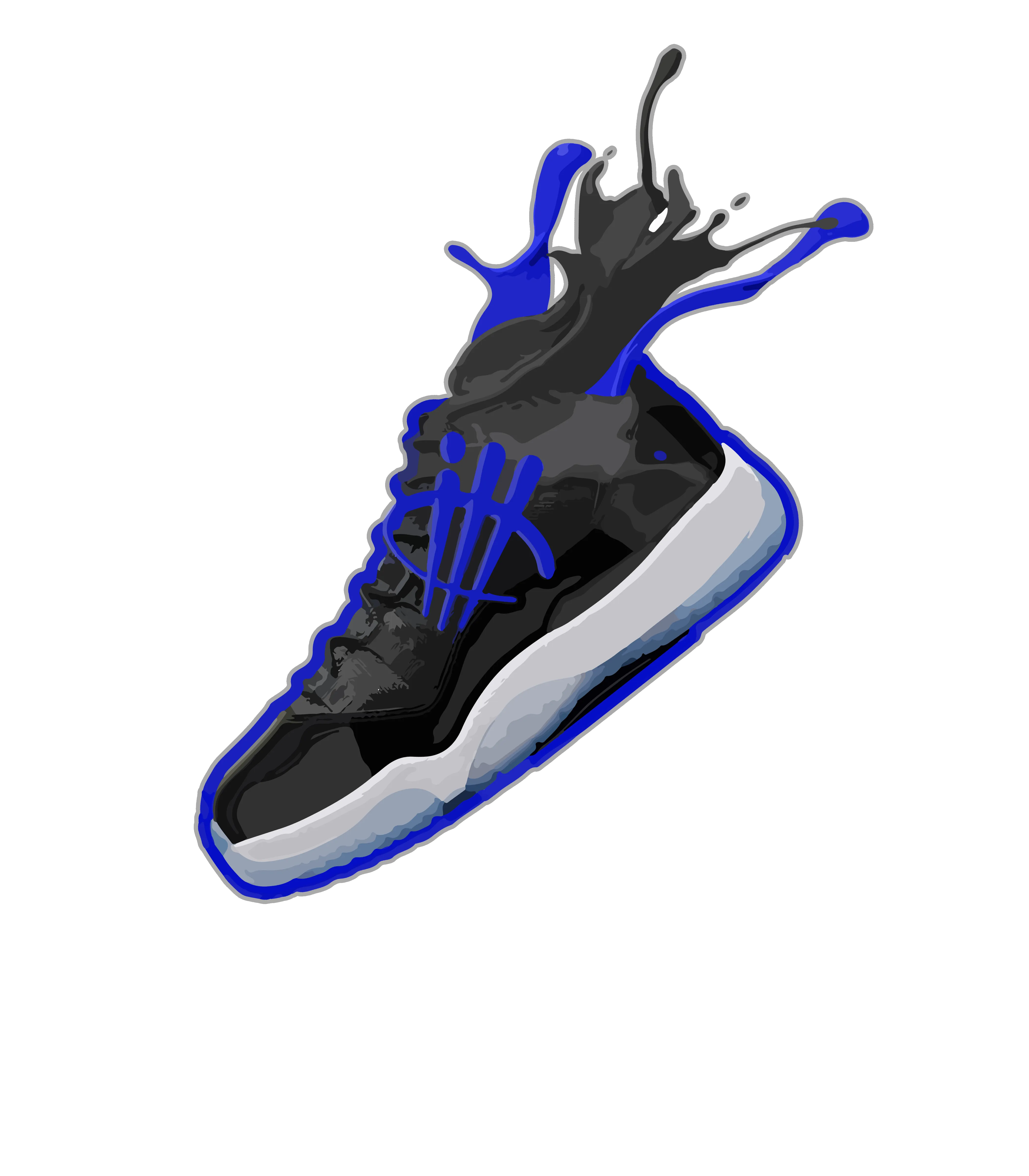 Air Jordan 11 Low “Space Jam” | illcurrency Black T-Shirt (SPLASH 11)