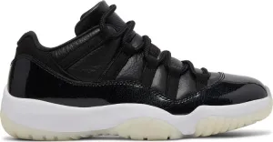 Air Jordan 11 Retro Low 72-10, black