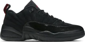 Air Jordan 12 Retro Low Black Patent Sneakers, black