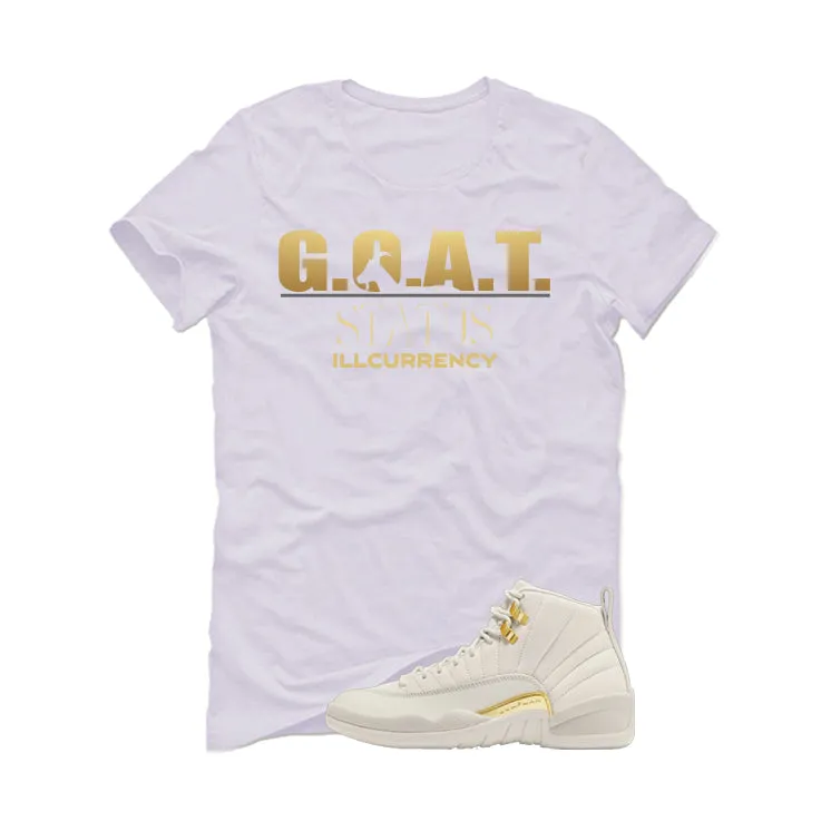 Air Jordan 12 WMNS Phantom White T-Shirt (GOAT STATUS)| illcurrency