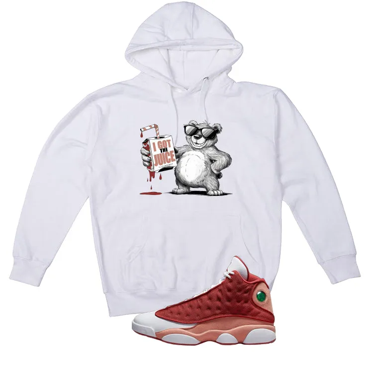 Air Jordan 13 Dune Red White T-Shirt (I got the juice)| illcurrency