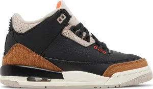 Air Jordan 3 Retro GS Desert Elephant Sneakers, Tan