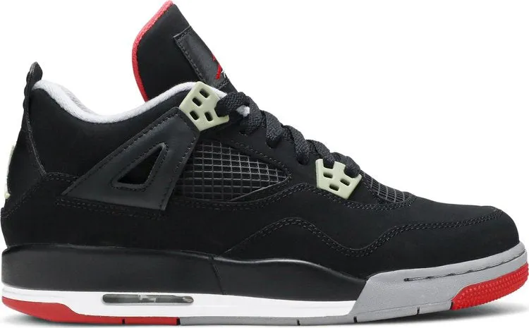 Air Jordan 4 Retro GS Bred 2012 sneakers, black