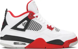 Air Jordan 4 Retro OG GS Fire Red 2020, white