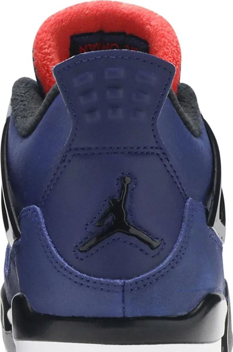 Air Jordan 4 Retro WNTR GS Loyal Blue Sneakers, blue