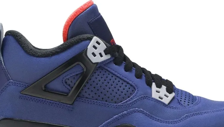 Air Jordan 4 Retro WNTR GS Loyal Blue Sneakers, blue