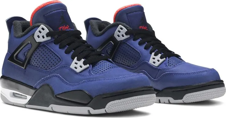 Air Jordan 4 Retro WNTR GS Loyal Blue Sneakers, blue