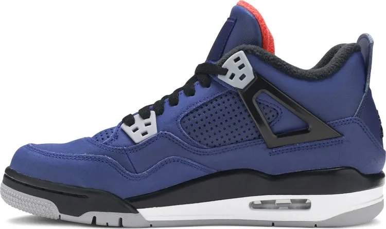 Air Jordan 4 Retro WNTR GS Loyal Blue Sneakers, blue