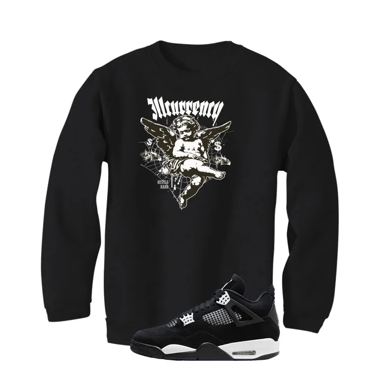 Air Jordan 4 White Thunder Black T-Shirt (Illcurrency Angel)| illcurrency