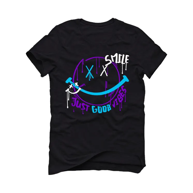 Air Jordan 6 Retro “Aqua” | illcurrency Black T-Shirt (Smile)