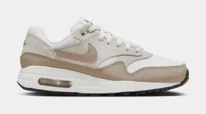 Air Max 1 Grade School Lifestyle Shoes (Phantom/Khaki/Orewood Brown)