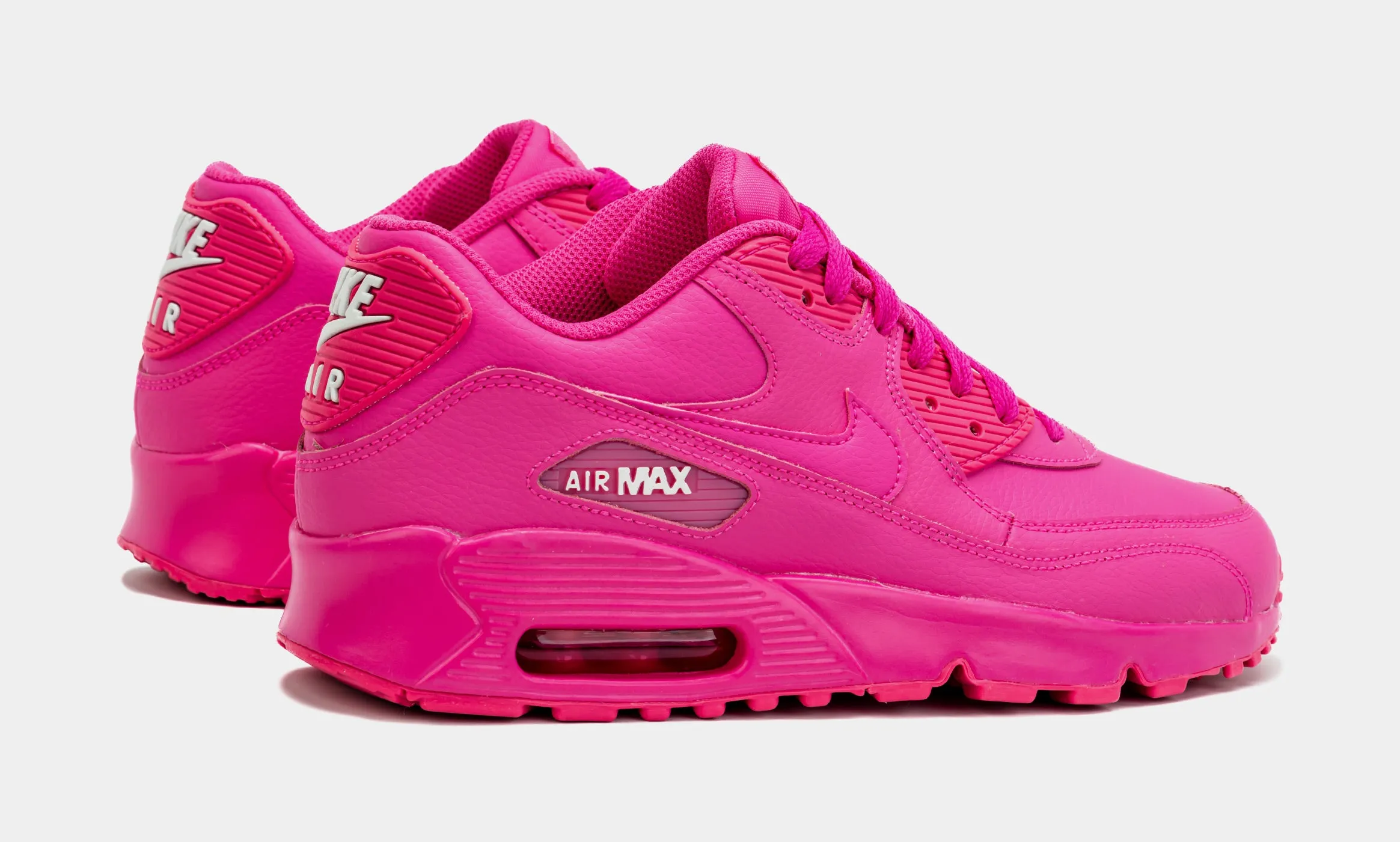 Air Max 90 Grade School Lifestyle Shoes (Pink)