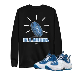 Air Penny 2 Atlantic Blue "One in a Mill" Sweatshirt