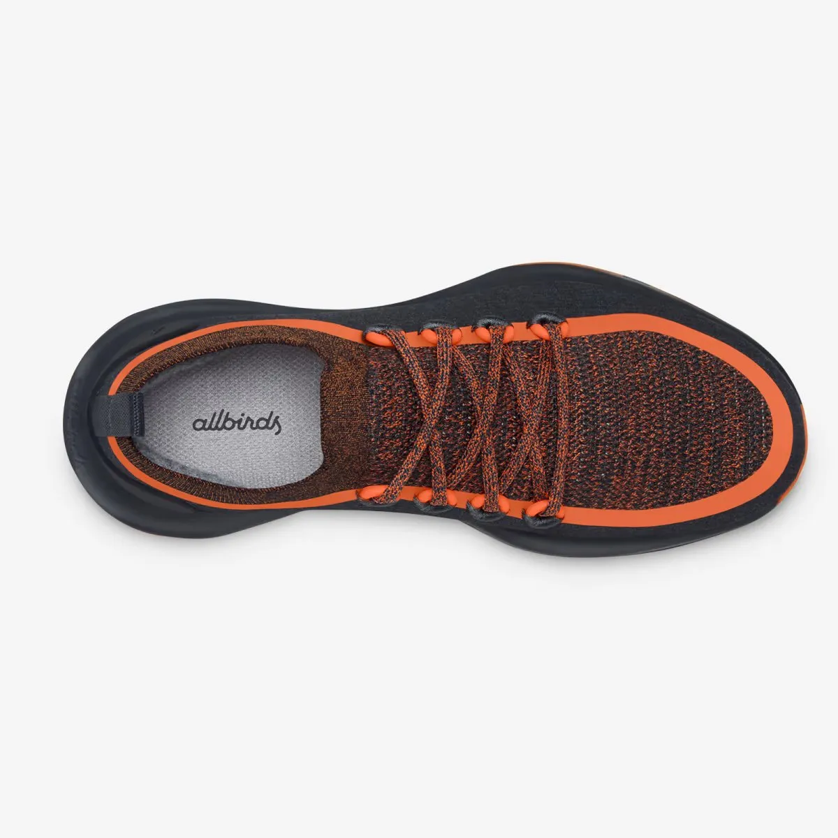 Allbirds Trail Runners SWT - Natural Black (Buoyant Orange Sole)