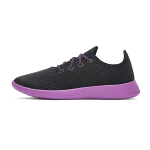 Allbirds Tree Runners - LIMITED EDITION:  Natural Black (Lux Purple Sole)