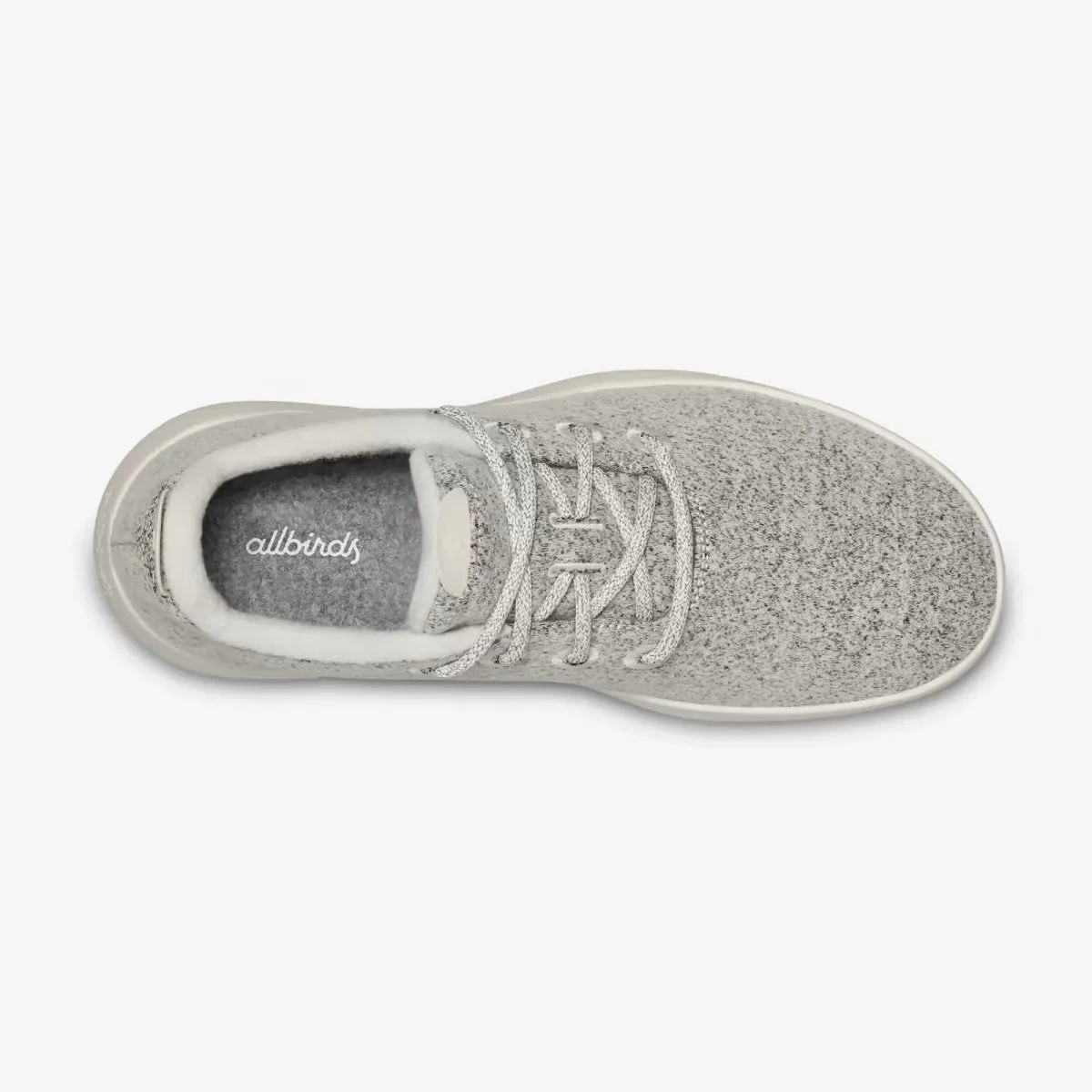 ALLBIRDS WOOL RUNNER MIZZLES- Dapple Grey (Cream Sole)