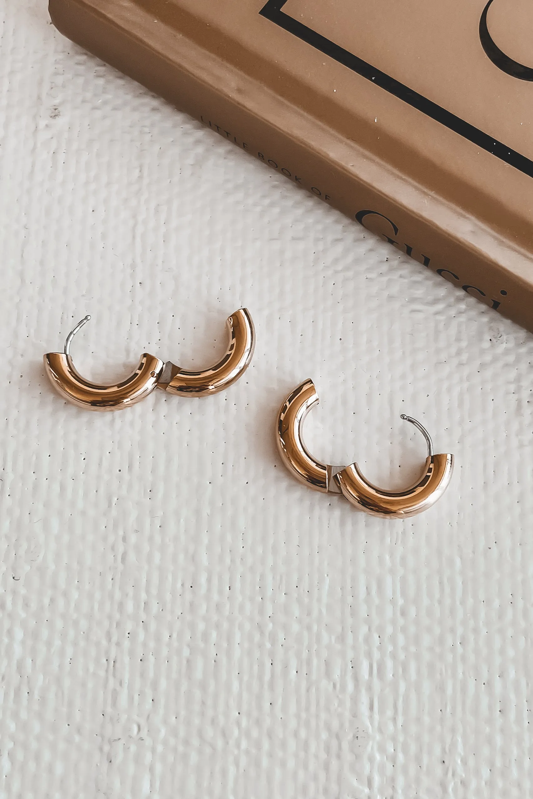 An Easy Slay 18k Gold Chunky Hoops