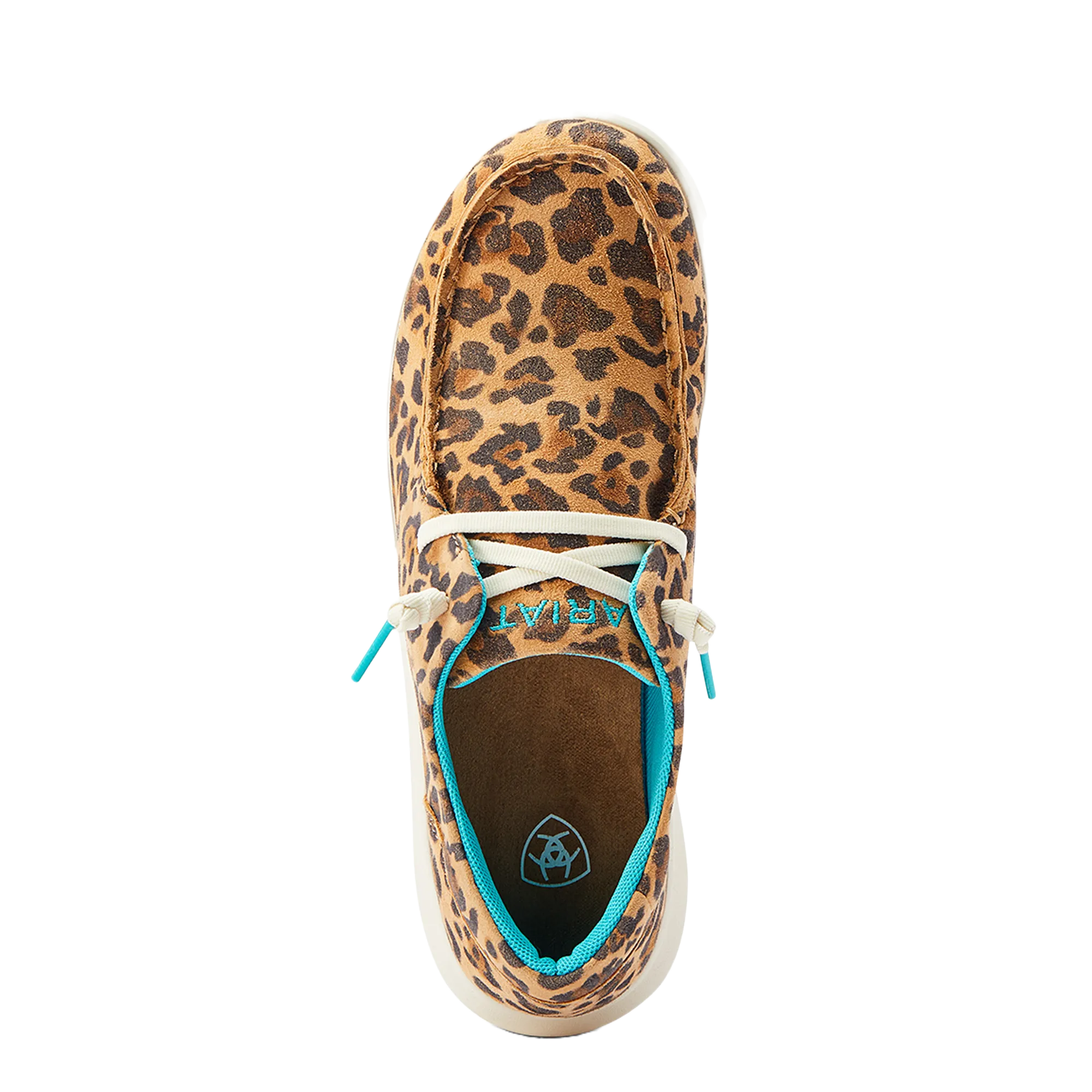 Ariat Ladies Hilo Lively Leopard Print Slip On Shoes 10044587