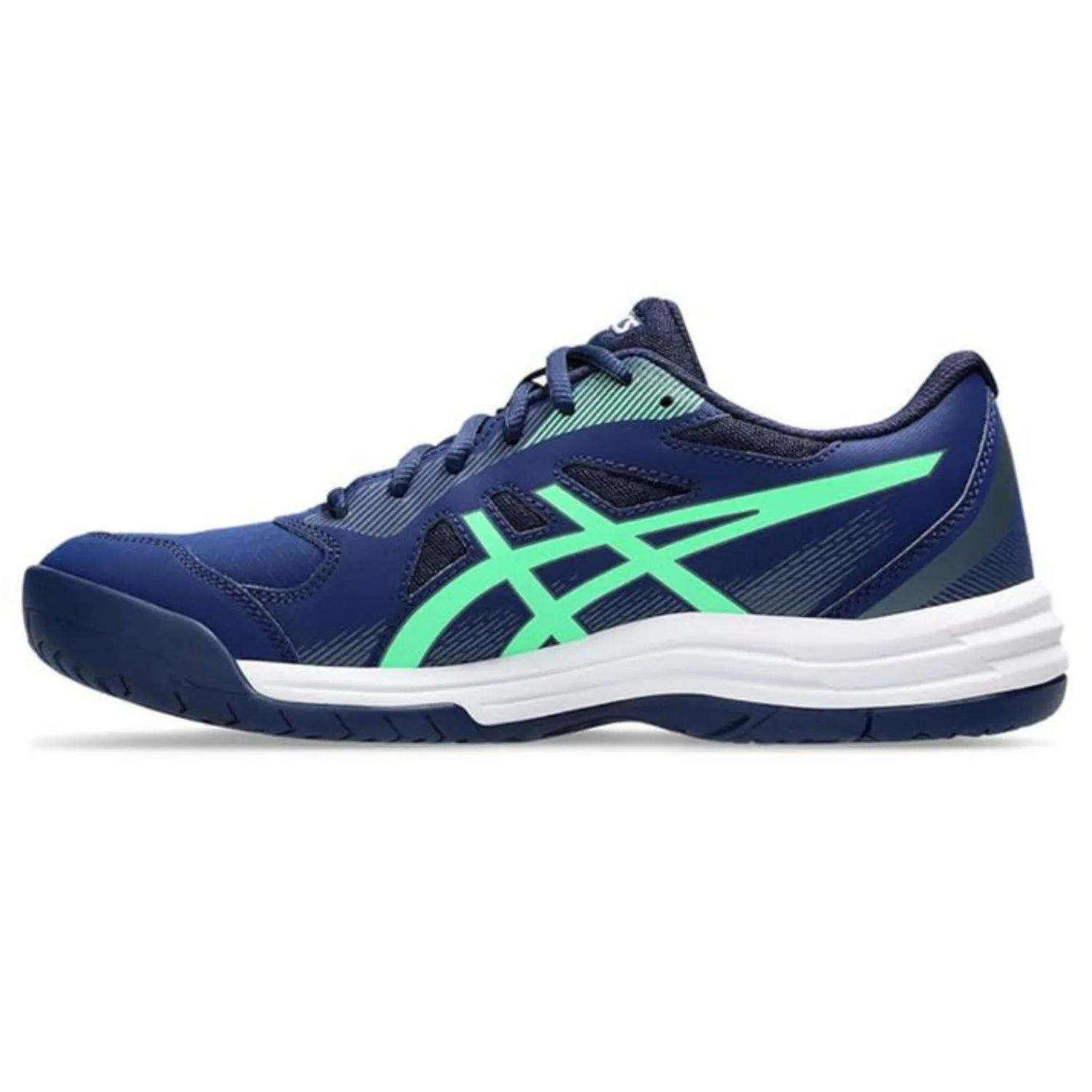 Asics Court Slide 3 Men's Tennis Shoe, Blue Expanse/New Leaf