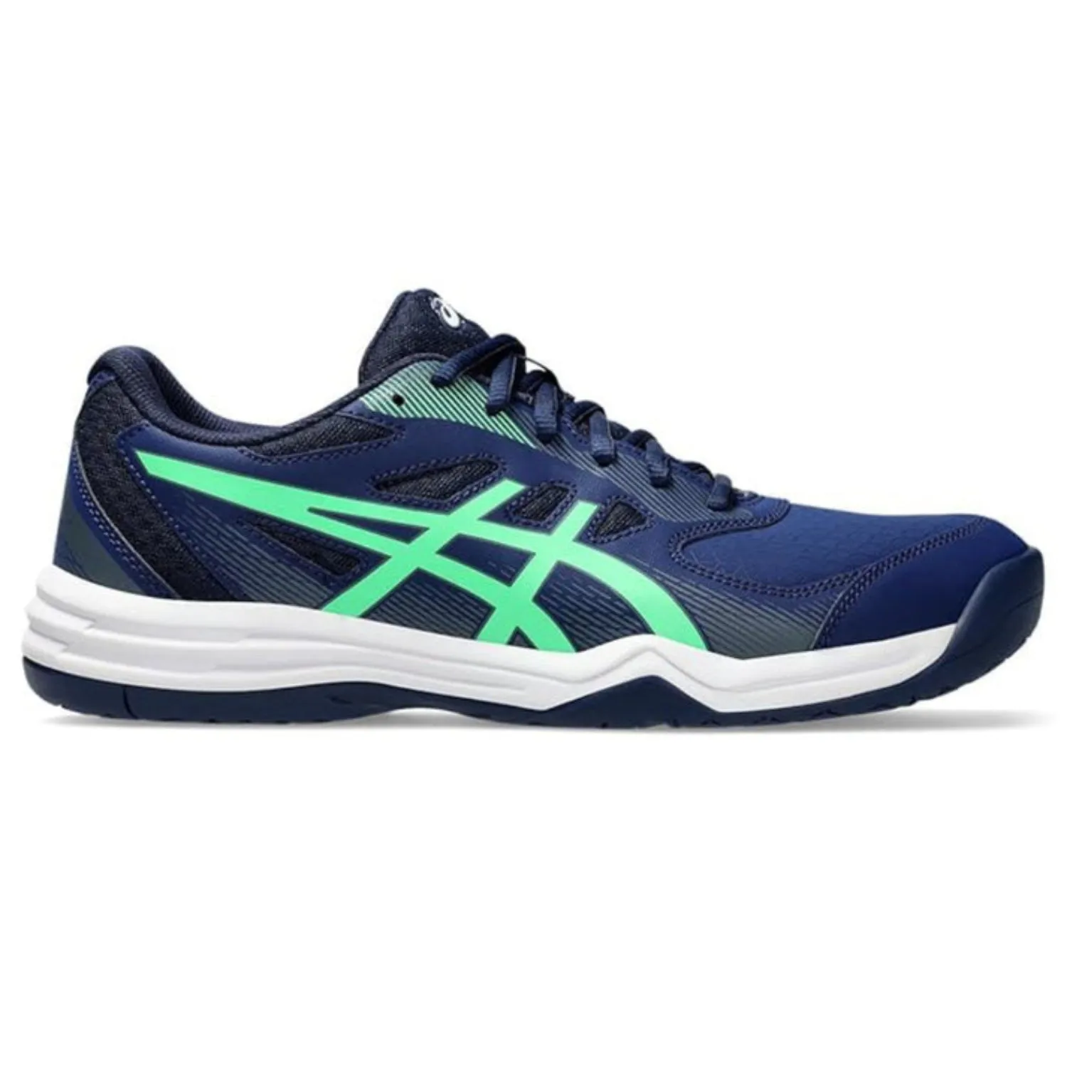 Asics Court Slide 3 Men's Tennis Shoe, Blue Expanse/New Leaf