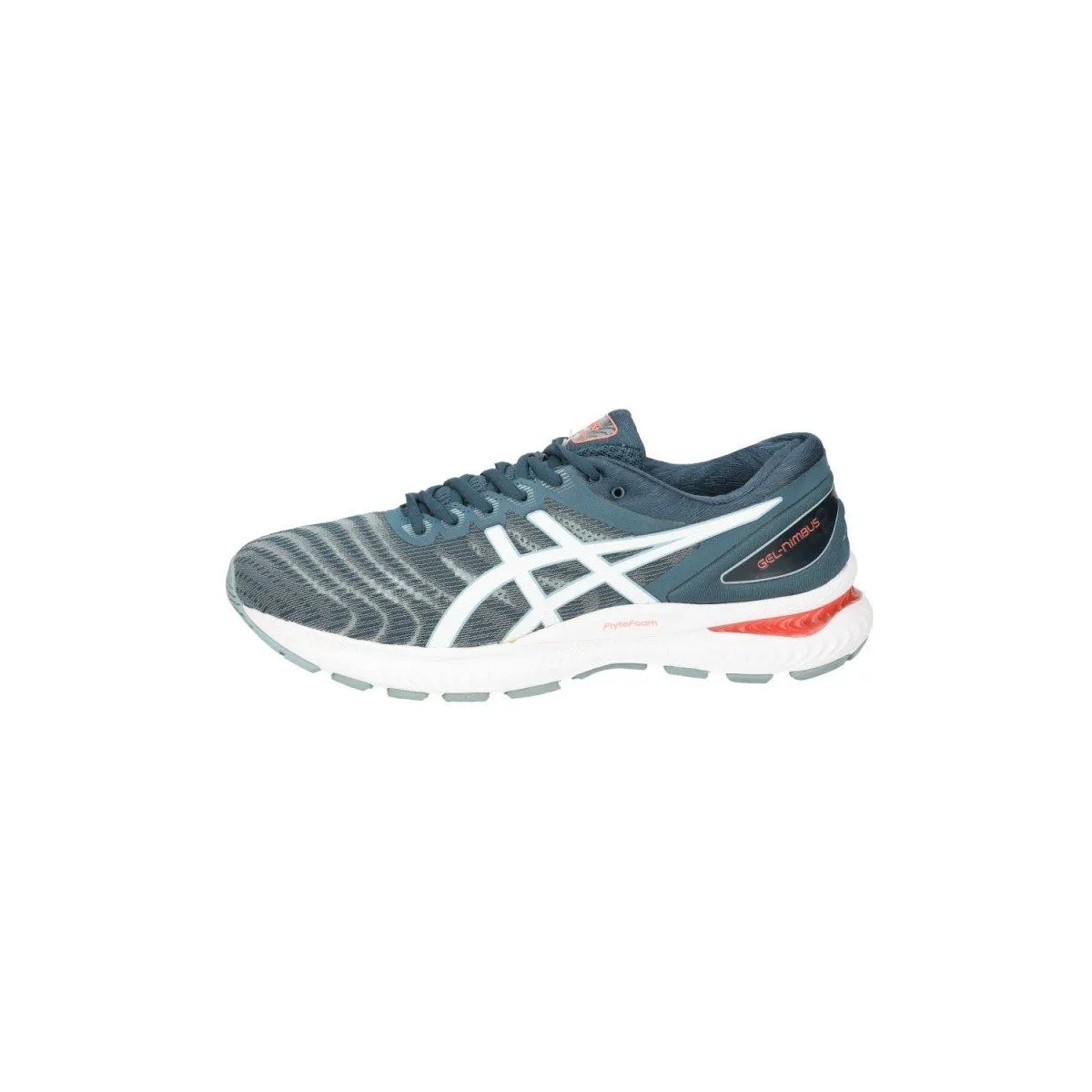 Asics Gelnimbus 22 Running Sport Shoes Fabric Blue Colour For Men