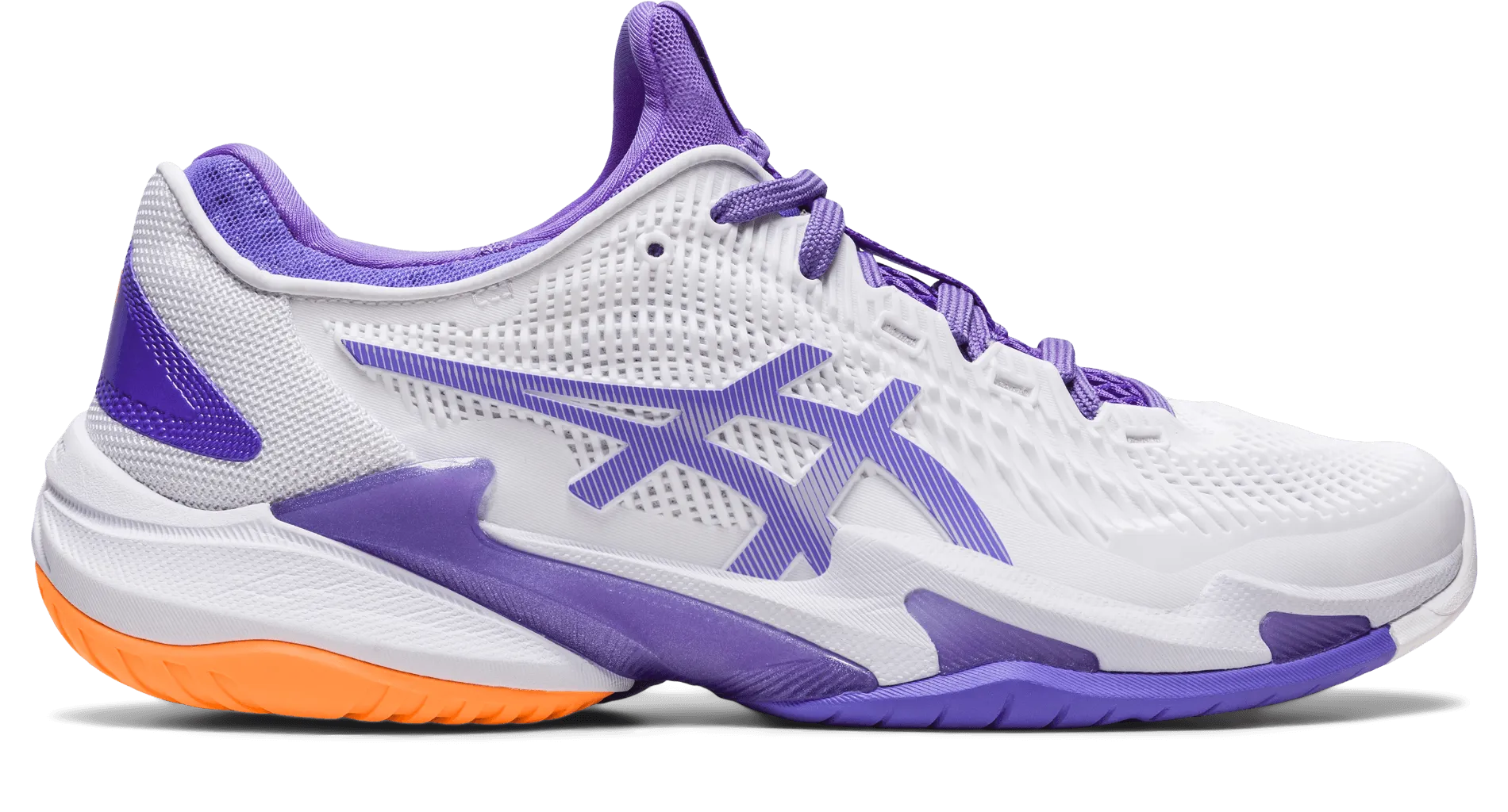 ASICS WOMEN'S COURT FF3 (WHITE/AMETHYST)