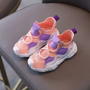 Baby Toddler Flying Weave Mesh Soft Bottom First Walker Sneakers