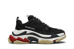 Balenciaga Wmns Triple S Sneaker 'Black Red', black